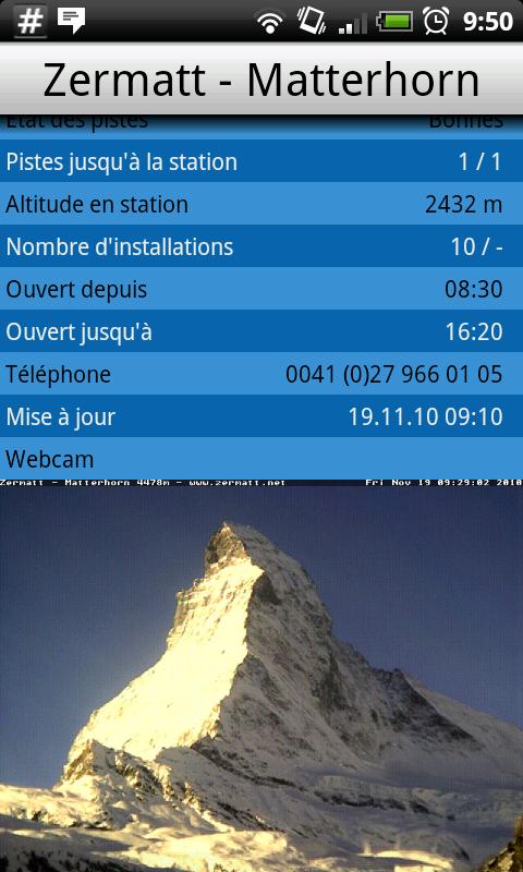 SnowReport Switzerland Android Lifestyle