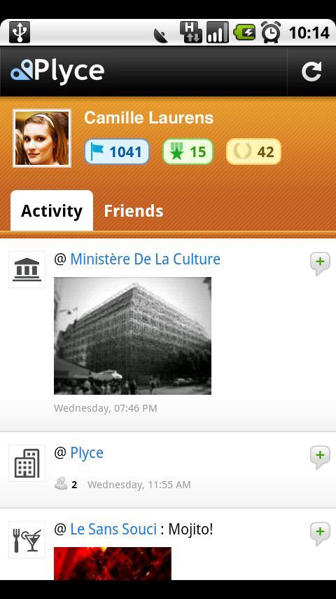 Plyce Android Social