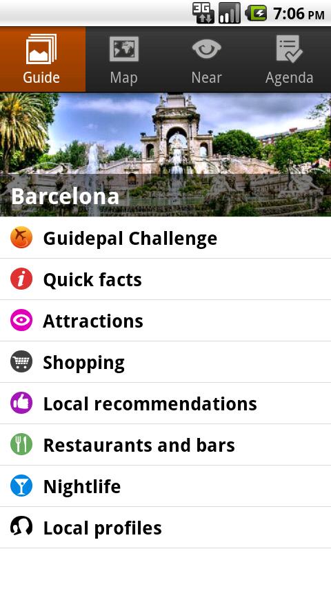 Barcelona Android Travel
