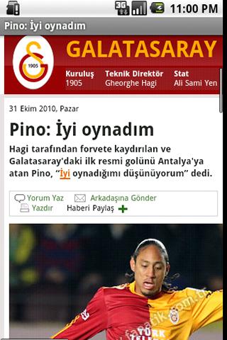 Haberci: Galatasaray Haber Android Sports