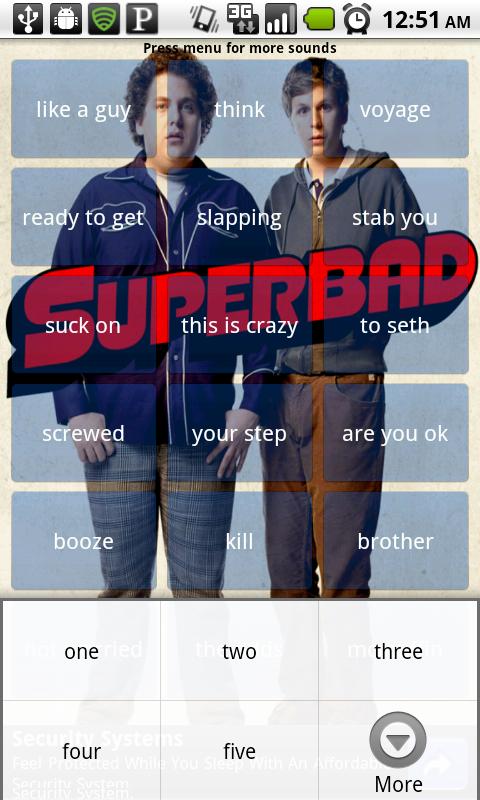 Superbad – Seth Soundboard Android Entertainment