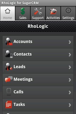 RhoLogic – SugarCRM Android Productivity