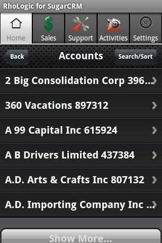 RhoLogic – SugarCRM Android Productivity
