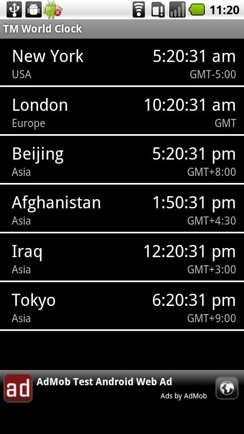 TM World Clock & Widget Android Productivity