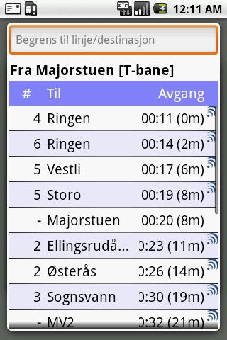 Trafikanten Pendlerkompis Android Travel