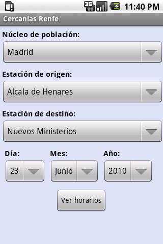 Cercanías Renfe Android Travel