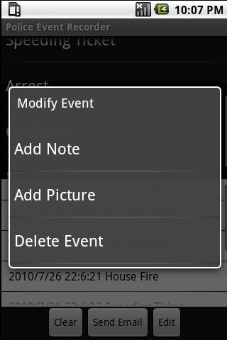 Police Event Recorder Android Tools