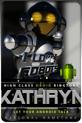 KATHRYN nametone droid Android Multimedia