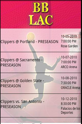 PRO HOOPS LAC Android Sports