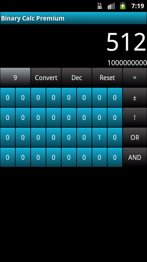 Binary Calc Lite Android Tools