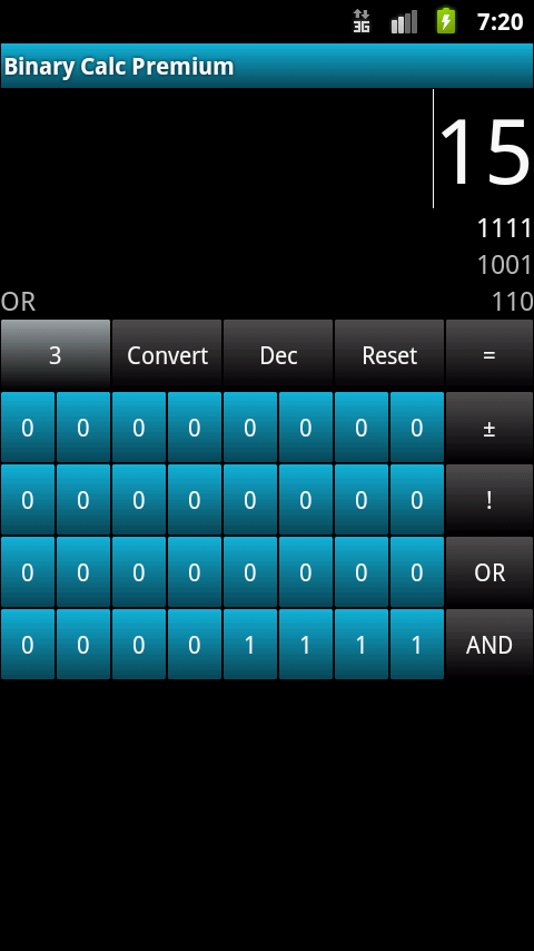 Binary Calc Lite Android Tools