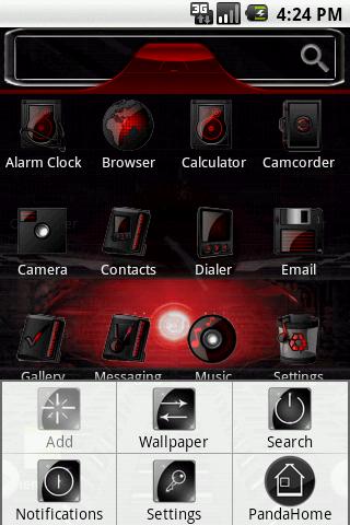 HD Theme:Droid Eye Android Themes