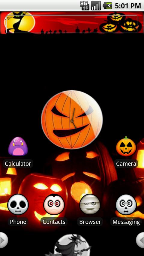 HD Theme:Hallowmas Android Themes