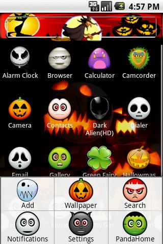 HD Theme:Hallowmas Android Themes