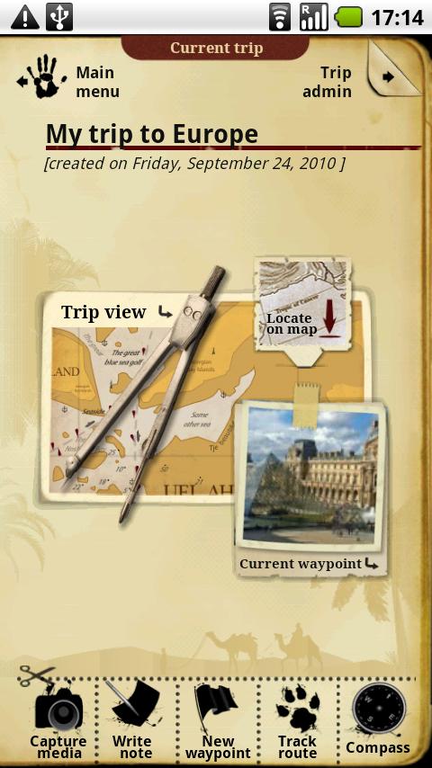 Trip Journal Lite Android Travel & Local