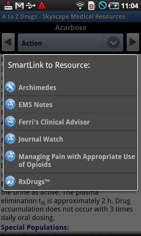 Skyscape Medical Resources Android Medical