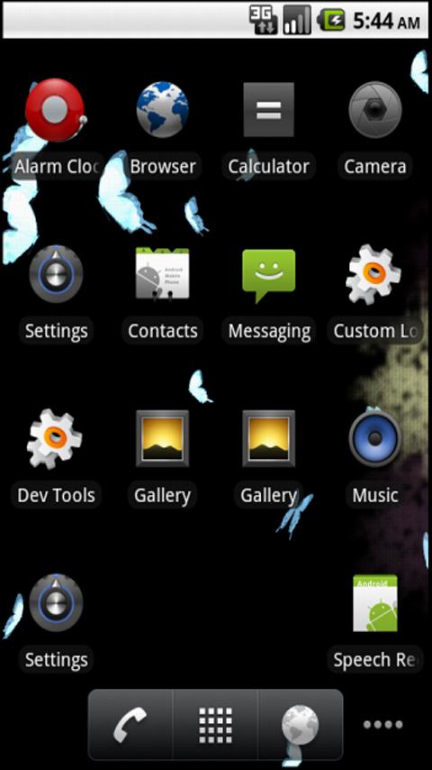 aButterfly Fantasia Live Wall Android Personalization