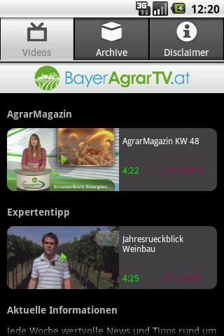 BayerAgrar TV Android Reference