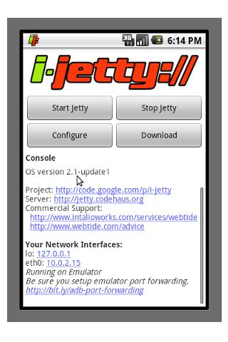 i-jetty Android Communication