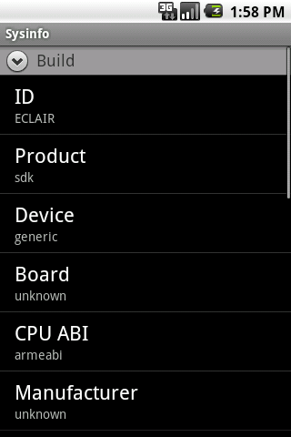 Sysinfo Android Tools