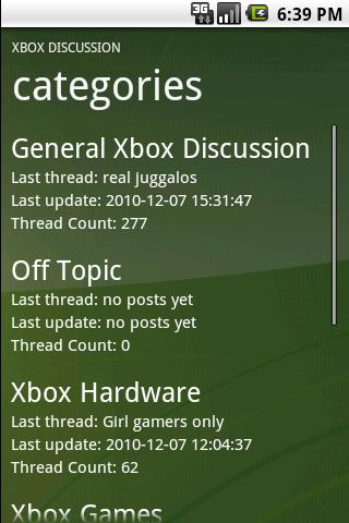 Xbox Discussion Android Social