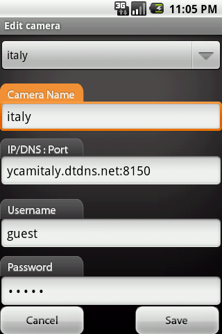 Y-cam MultiLive Android Tools