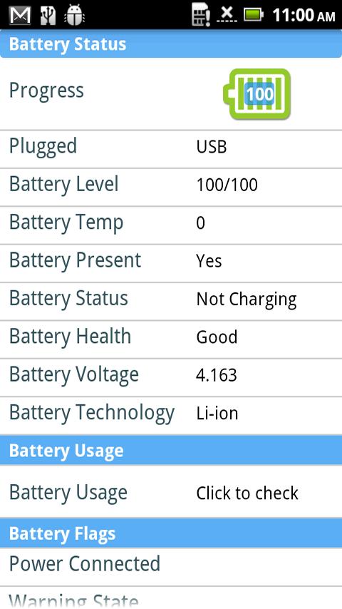 Battery Status Android Entertainment