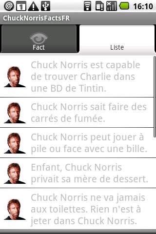 ChuckNorrisFactsFR Android Comics