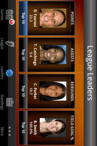 WNBA Center Court Android Sports