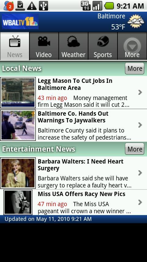 WBAL TV Maryland Android News & Weather