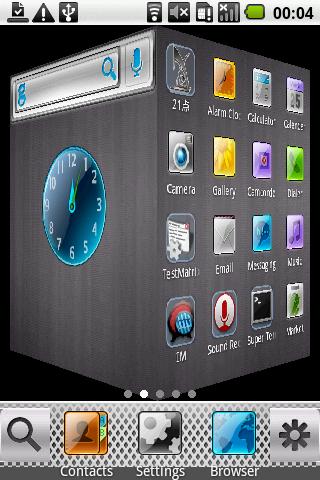 91iHome-LightBlueChrome Android Entertainment