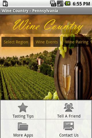 Wine Country-PA Android Travel & Local