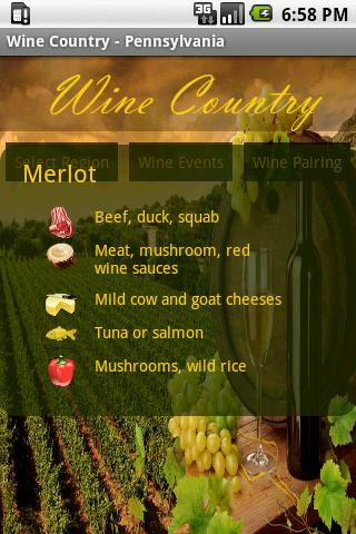 Wine Country-PA Android Travel & Local