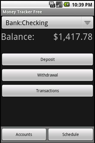 Money Tracker Free Android Finance