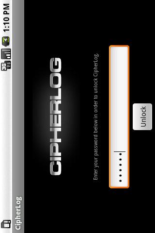 CipherLog™ Android Productivity