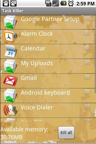 Task Killer lite Android Tools