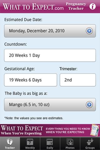 Pregnancy Tracker Android Health