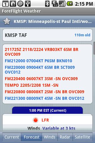 ForeFlight Weather Android News & Weather
