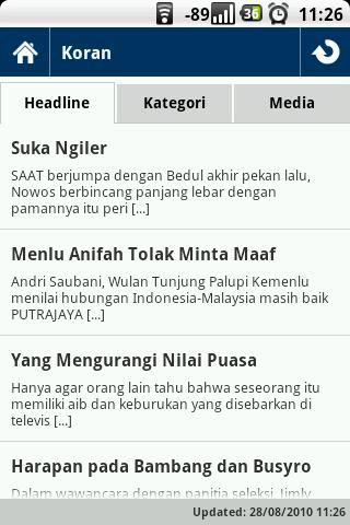 Koran Hari Ini Android News & Weather