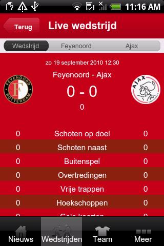 Ajax Mobile Android Sports