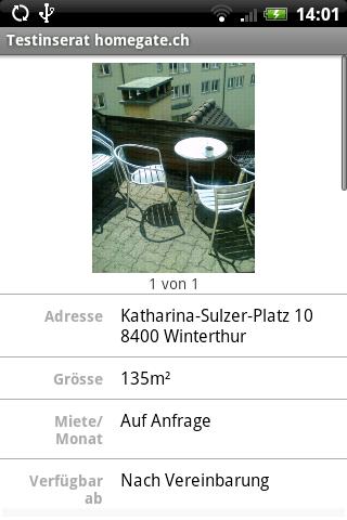homegate.ch Android Reference