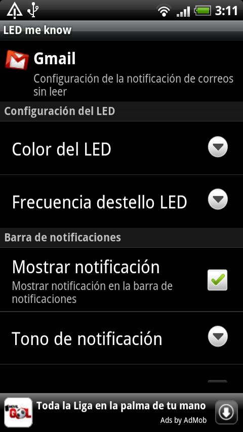 LED me know BETA Android Tools