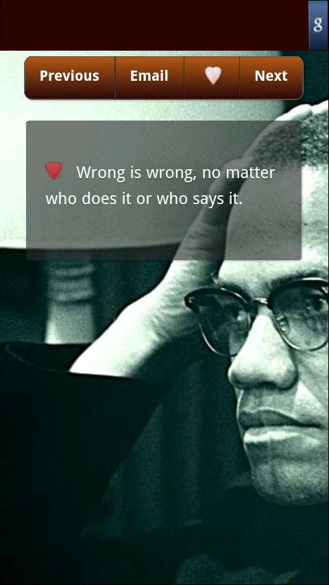 Malcolm X Quotes Android Reference