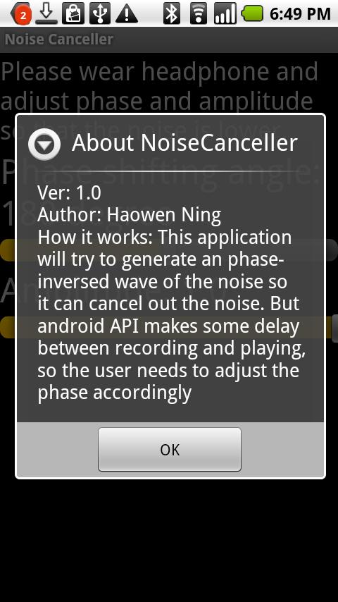 Noise Canceller Android Tools