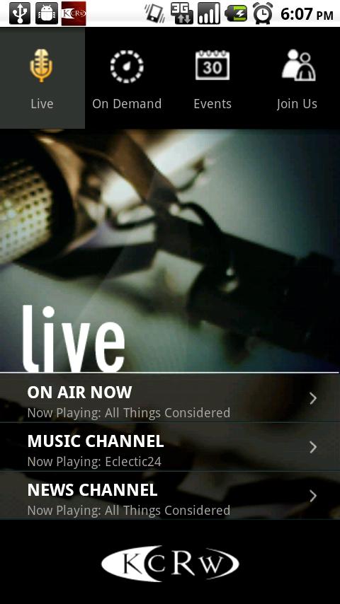 KCRW Radio Android Multimedia