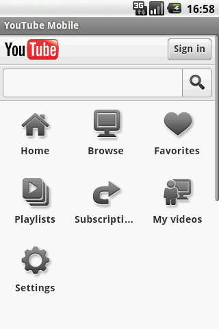 YouTube Mobile Android Multimedia