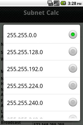 Subnet Calc Android Tools