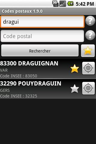 Codes Postaux Android Travel