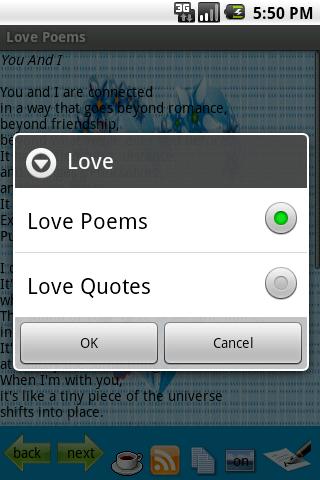 Love Poems & Quotes Android Lifestyle
