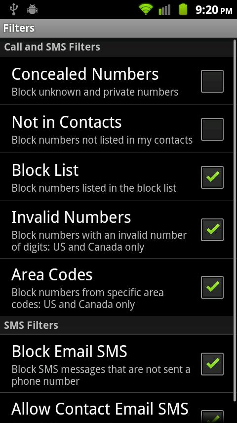 Advanced Call Blocker Android Communication